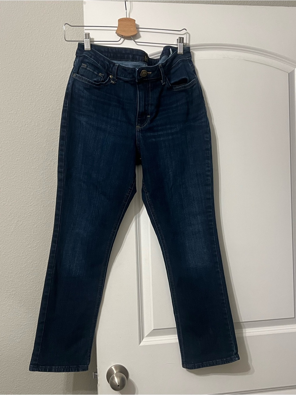 Lee Women's Dark Blue Straight Jeans